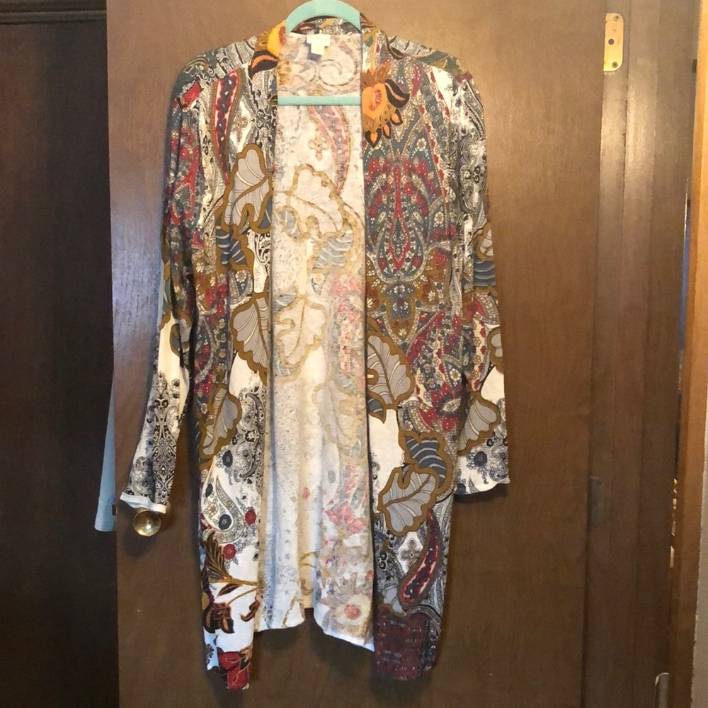 Chico’s open front sweater
